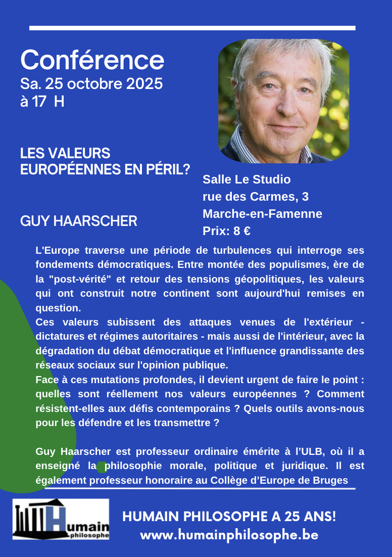 image activité LES VALEURS EUROPÉENNES EN PÉRIL?